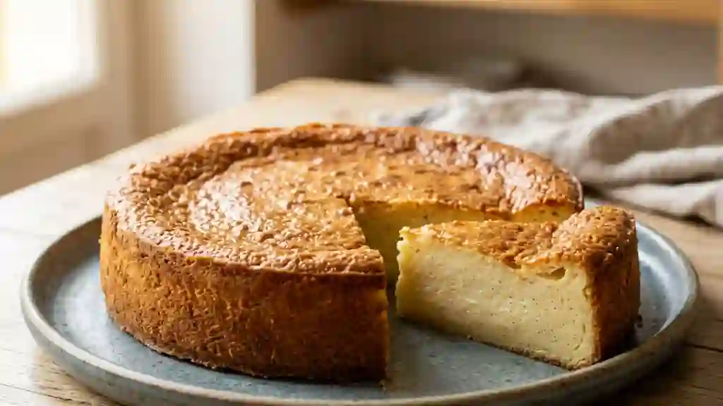 Gâteau à la peau de lait vanillé - Photo de présentation