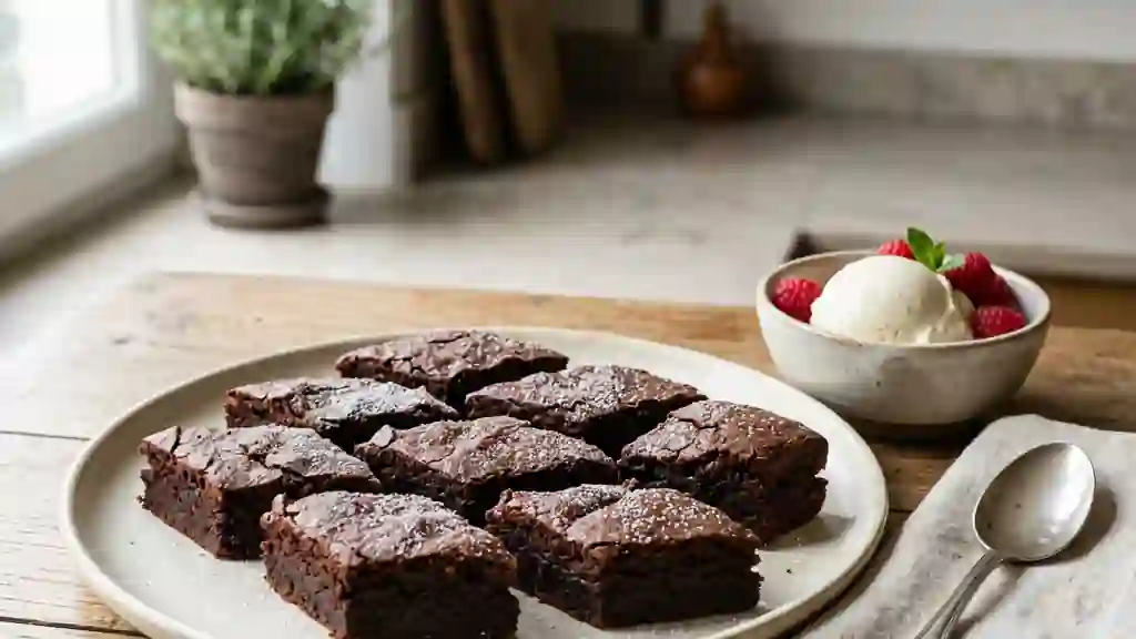 Fondant au chocolat intense en losanges - Photo de présentation