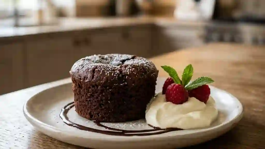 Gâteau au chocolat fondant express - Photo de présentation