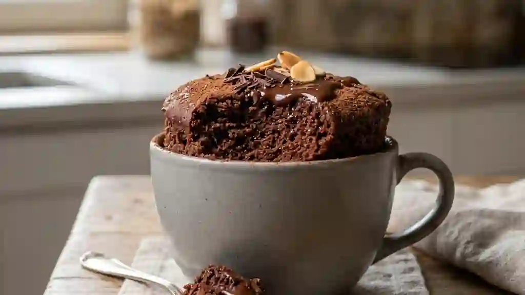 Moelleux chocolat-Amaretto minute - Photo de présentation
