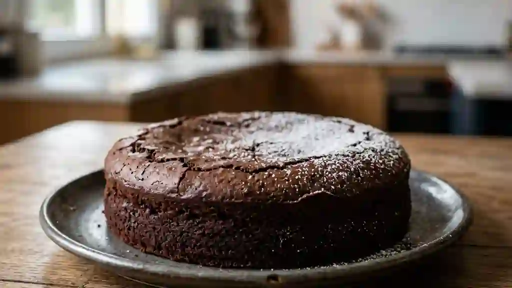 Gâteau Chocolat Intense et Nuage d'Amande - Photo de présentation