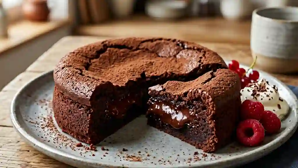 Fondant Intense au Chocolat Noir - Photo de présentation