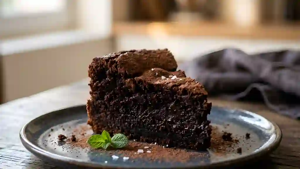 Gâteau au chocolat noir intense - Photo de présentation