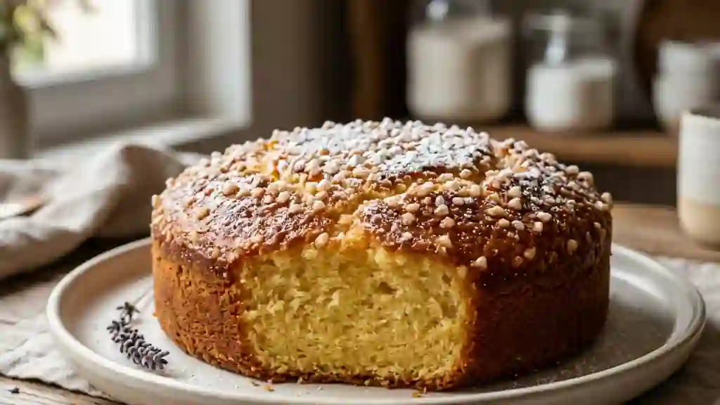 Gâteau au sucre de Sainte-Maxime moelleux - Photo de présentation