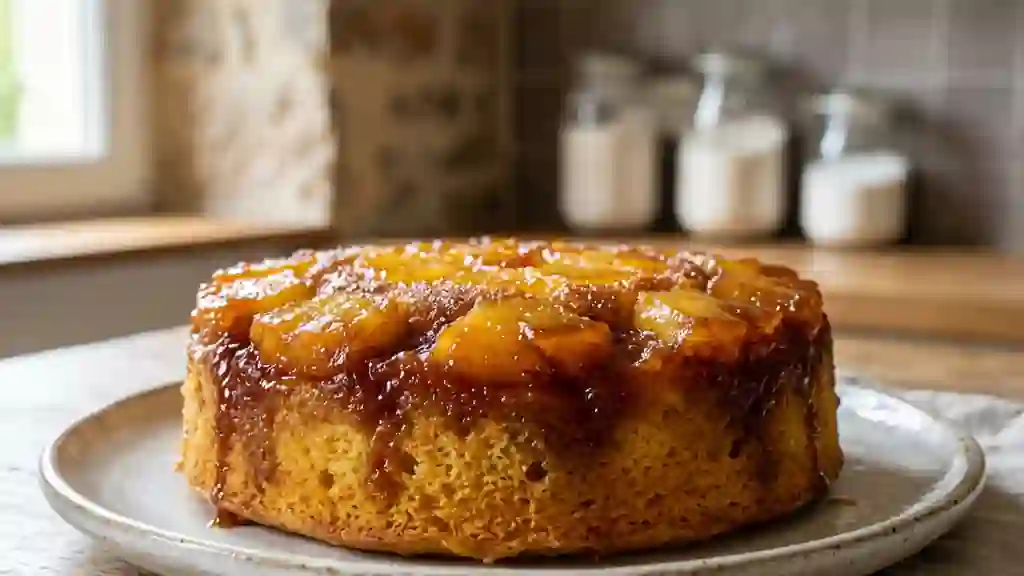 Moelleux ananas et son caramel ambré - Photo de présentation