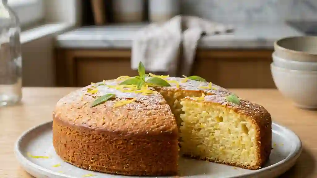 Gâteau au yaourt citronné ultra-moelleux - Photo de présentation