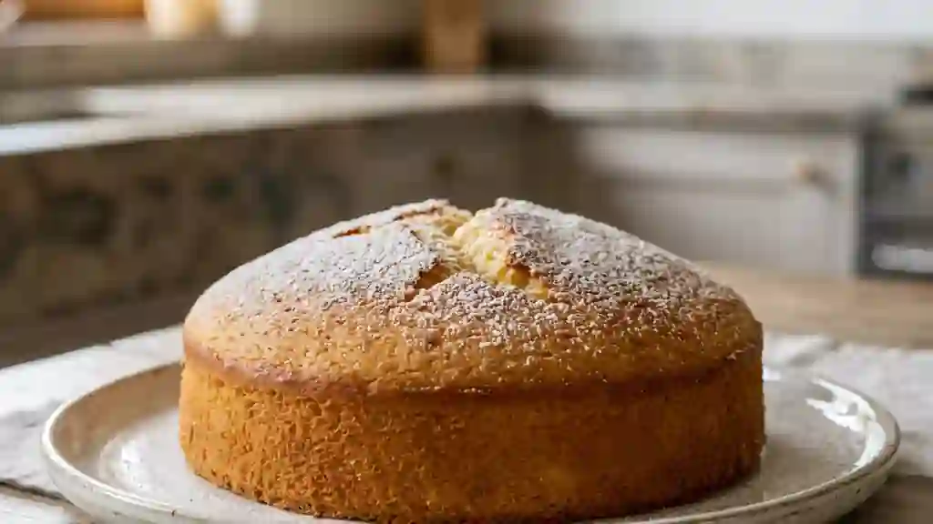 Gâteau au yaourt aérien et fondant - Photo de présentation