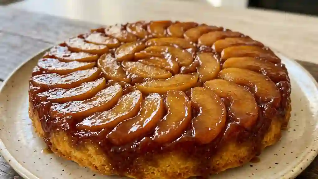 Tatin de yaourt aux pommes fondantes - Photo de présentation