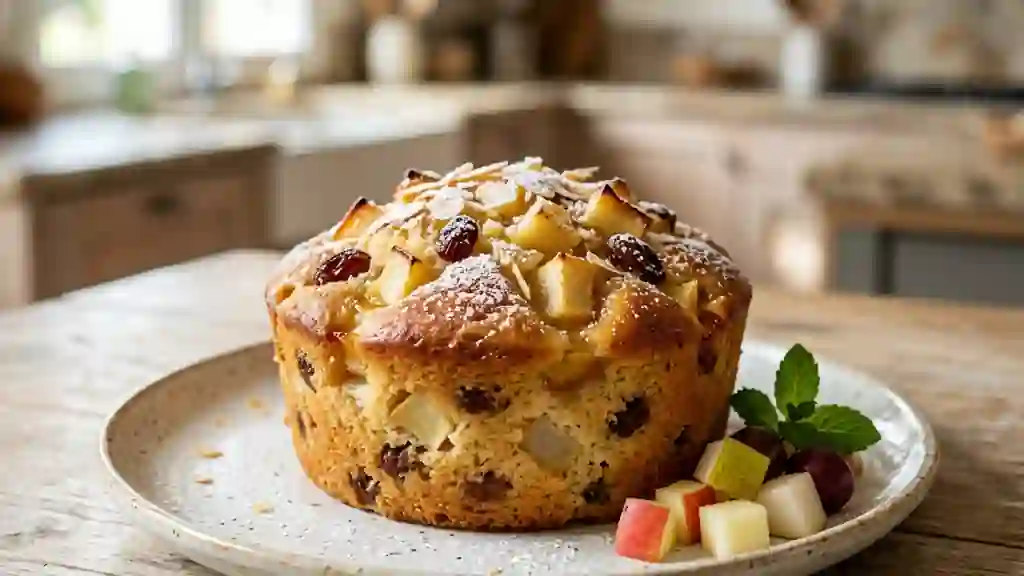 Moelleux fondant aux fruits du verger - Photo de présentation