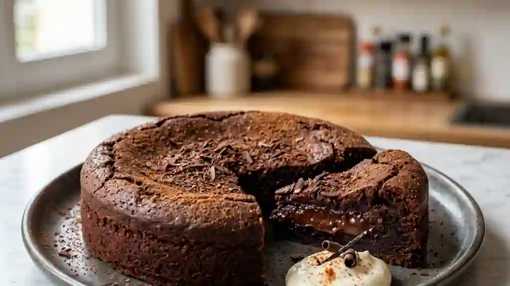 Gâteau aztèque intense au piment - Photo de présentation