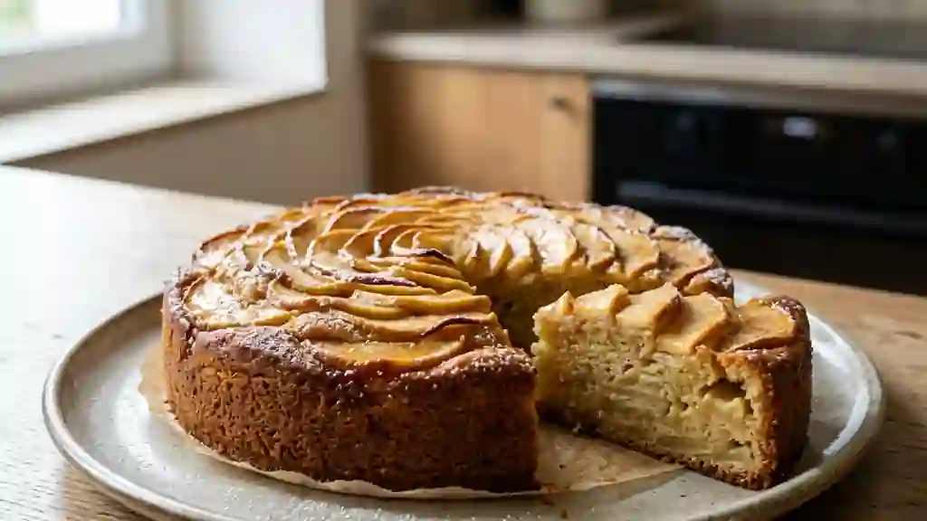 Gâteau breton aux pommes et beurre salé - Photo de présentation