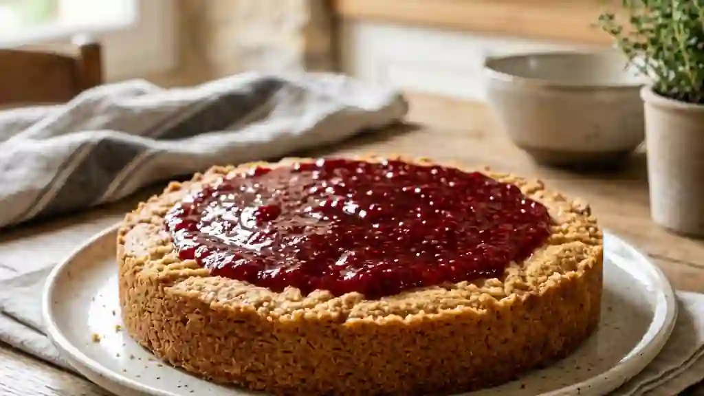 Gâteau breton sablé au cœur de confiture - Photo de présentation