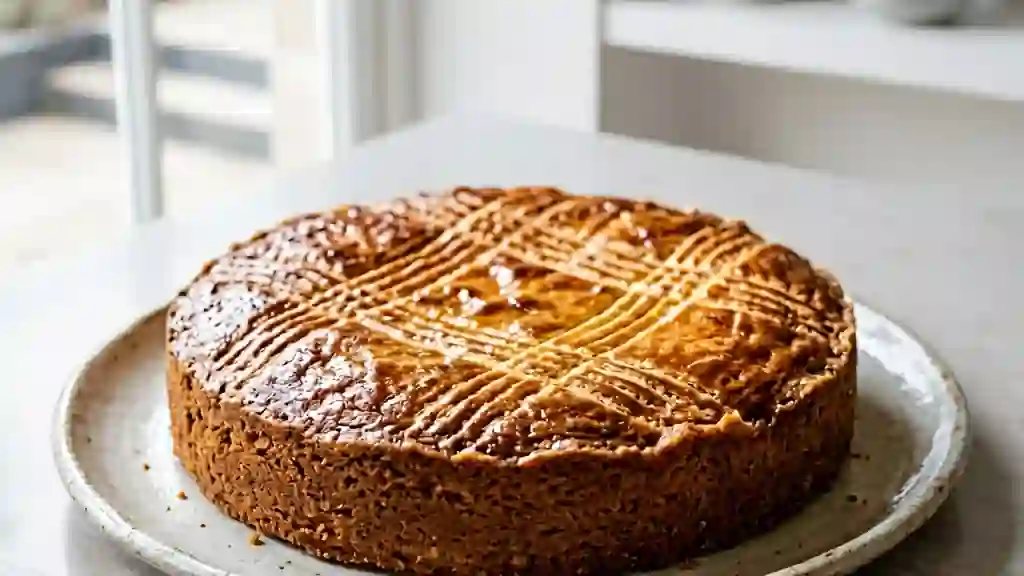 Gâteau breton doré au beurre demi-sel - Photo de présentation