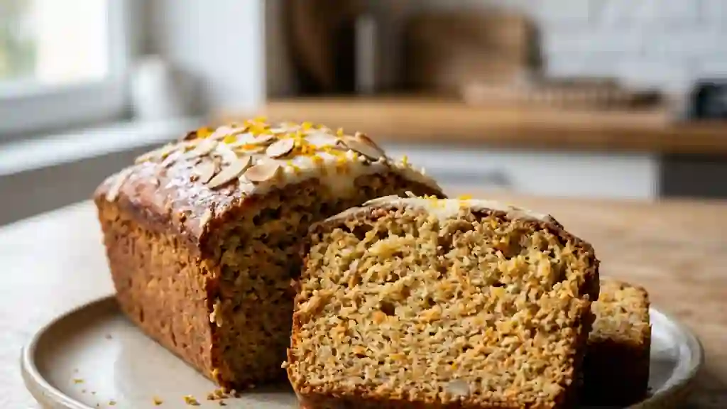Gâteau carotte-amande moelleux et fondant - Photo de présentation
