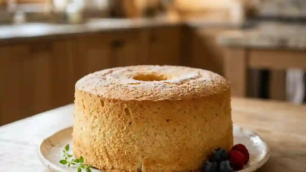 Gâteau Chiffon Nuage à la Vanille - Photo de présentation