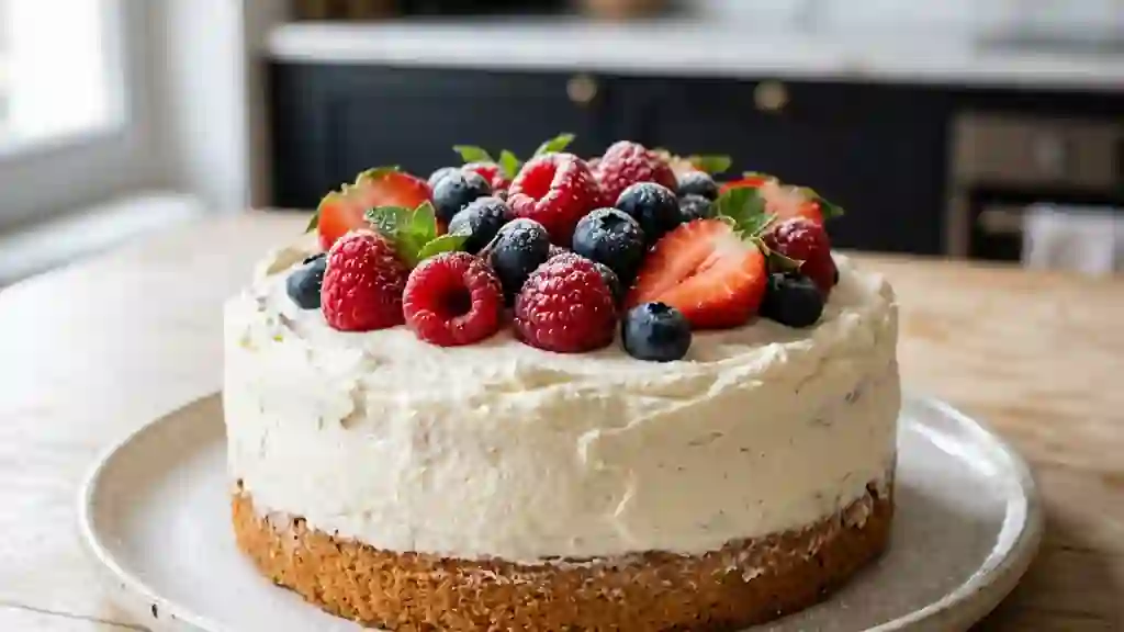 Moelleux Vanille et Chantilly aux Fruits Rouges - Photo de présentation
