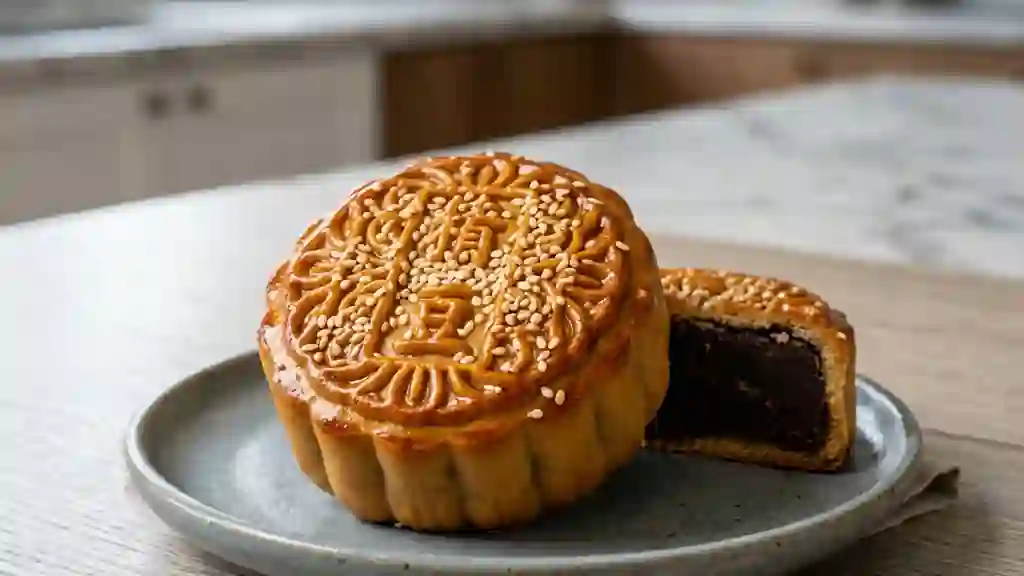 Gâteau de lune fondant à l'Anko - Photo de présentation