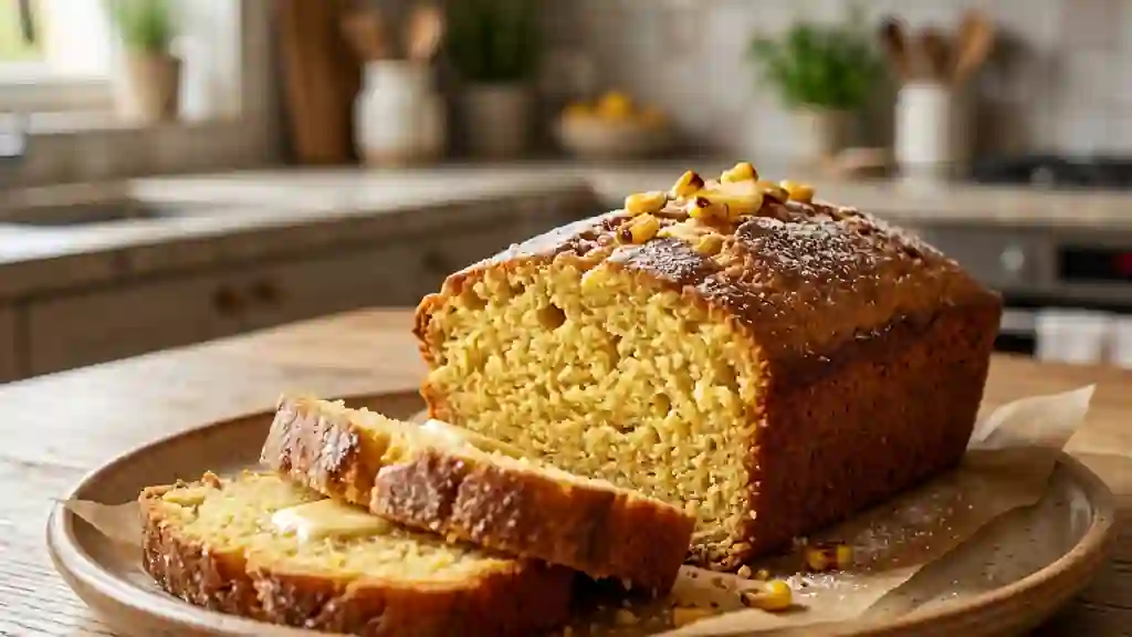 Gâteau de Maïs Moelleux et Doré - Photo de présentation
