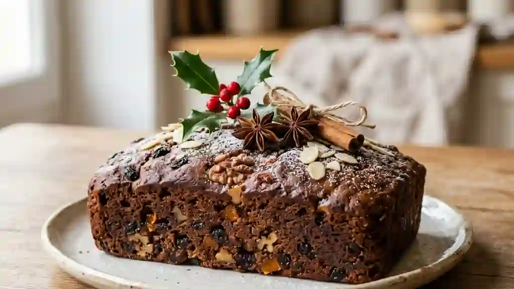 Christmas Cake Moelleux aux Épices et Miel - Photo de présentation