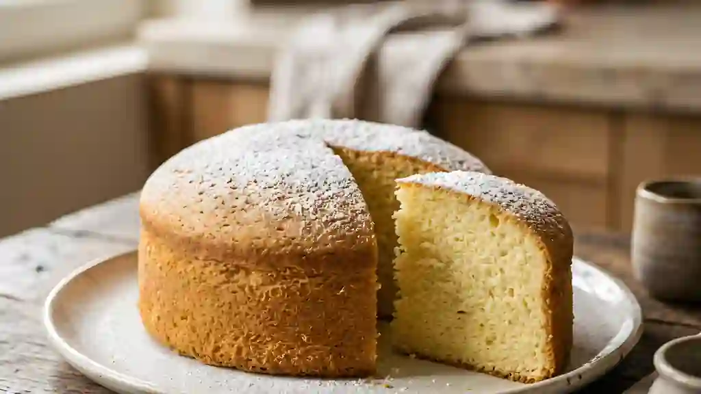 Gâteau de Savoie aérien au citron - Photo de présentation