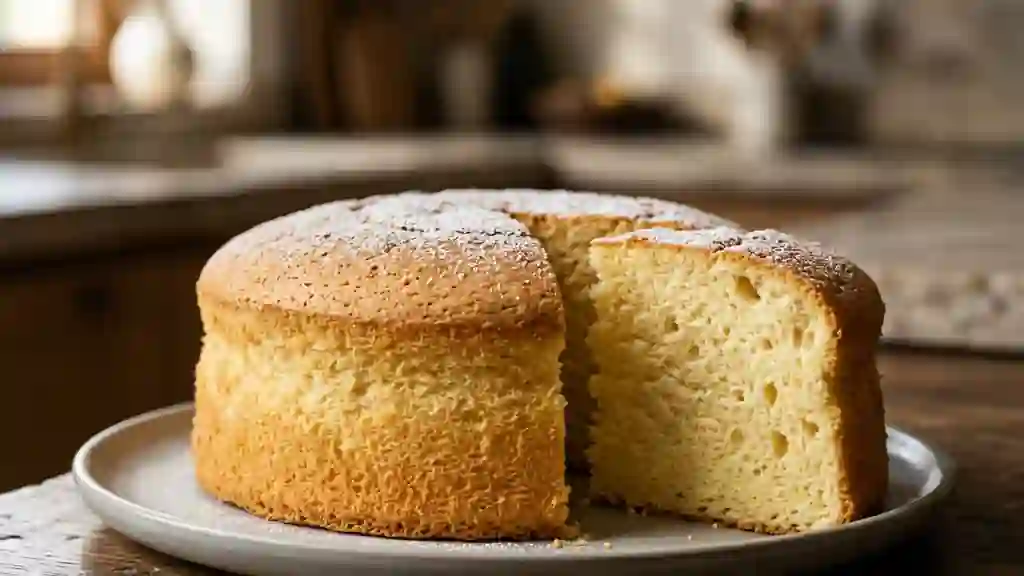 Gâteau de Savoie aérien au citron - Photo de présentation