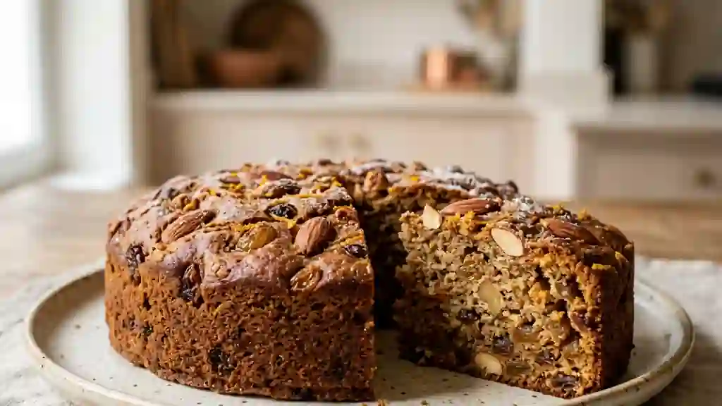 Gâteau de Sienne Moelleux aux Amandes - Photo de présentation
