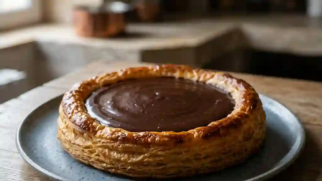 Feuilleté craquant au chocolat fondant - Photo de présentation