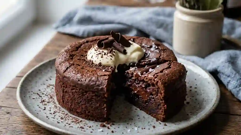 Moelleux intense chocolat et vin rouge - Photo de présentation