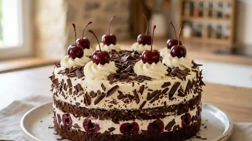 Forêt Noire onctueuse cerise et chocolat - Photo de présentation