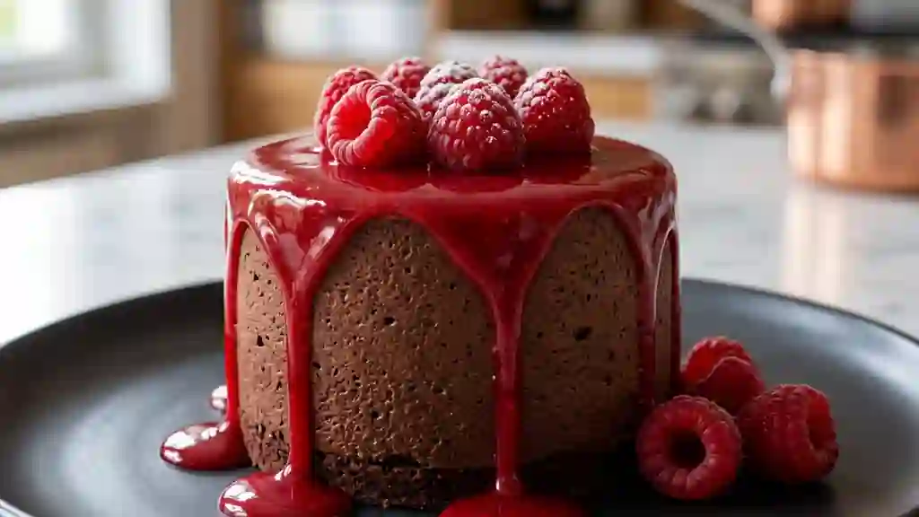 Gâteau glacé Dracula au cœur sanglant - Photo de présentation