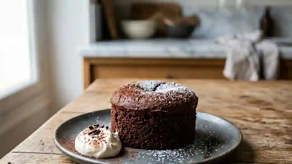 Moelleux aérien au chocolat noir - Photo de présentation
