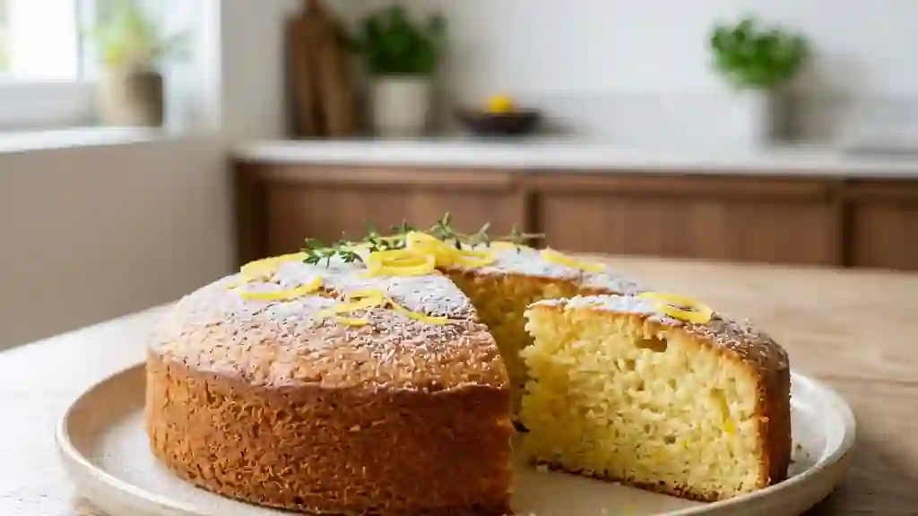 Gâteau Citron Fondant et Yaourt Léger - Photo de présentation