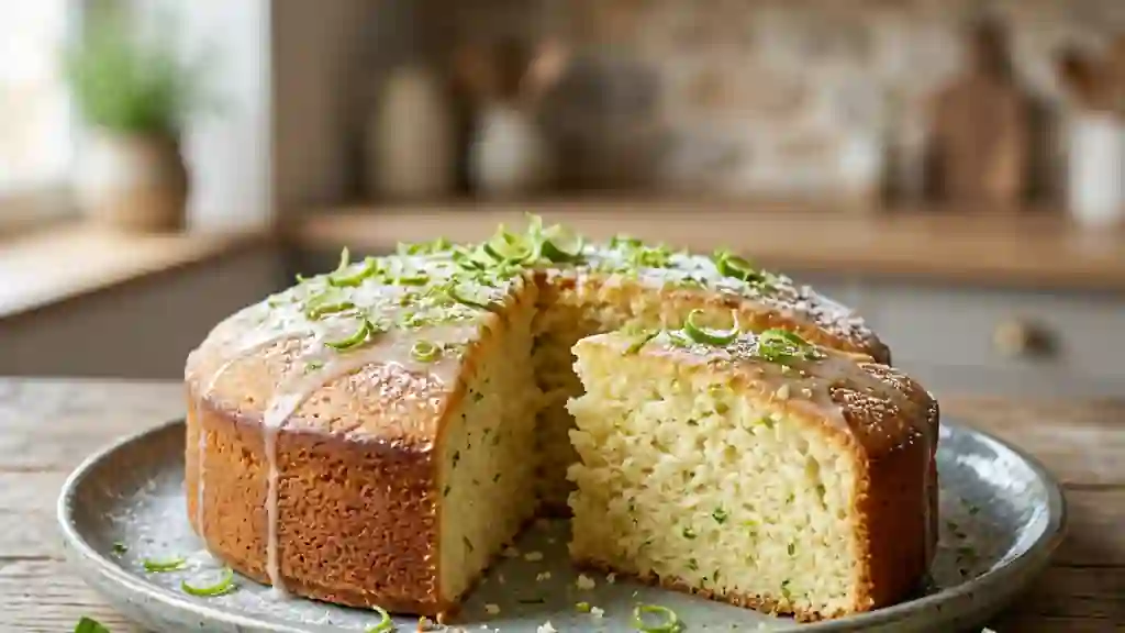 Moelleux aérien au citron vert - Photo de présentation