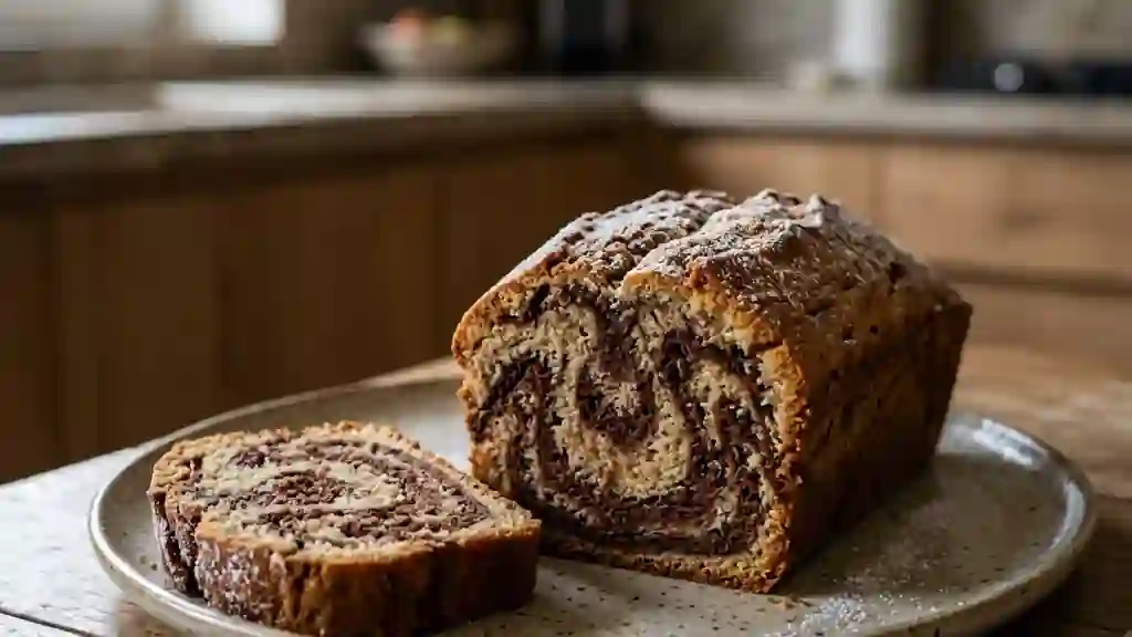 Marbré fondant châtaigne et cacao - Photo de présentation