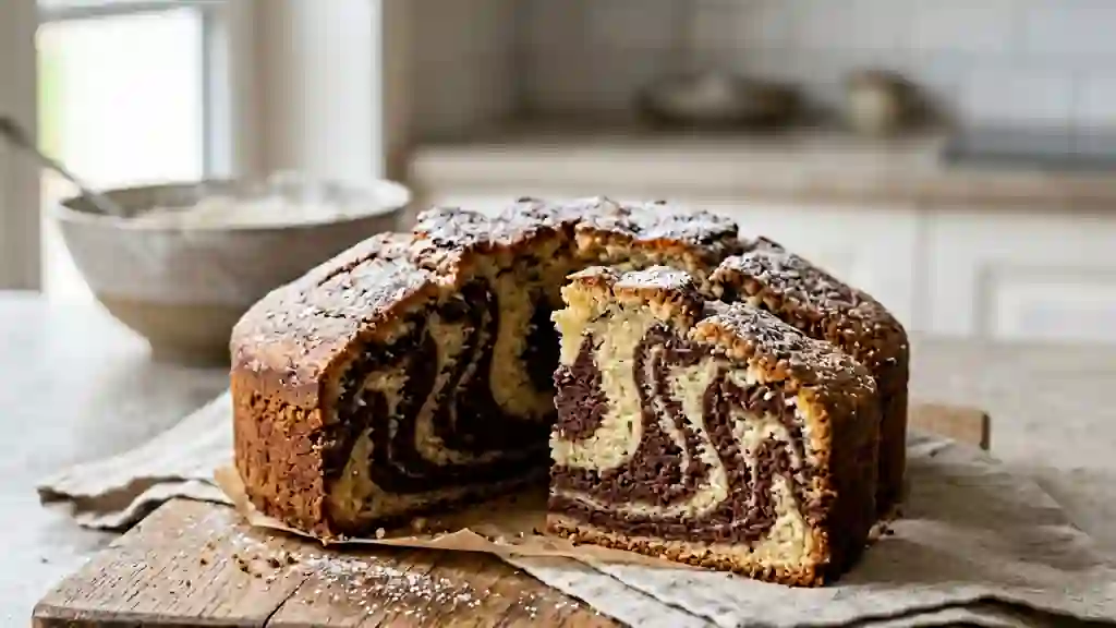 Marbré vanille-chocolat ultra-moelleux - Photo de présentation
