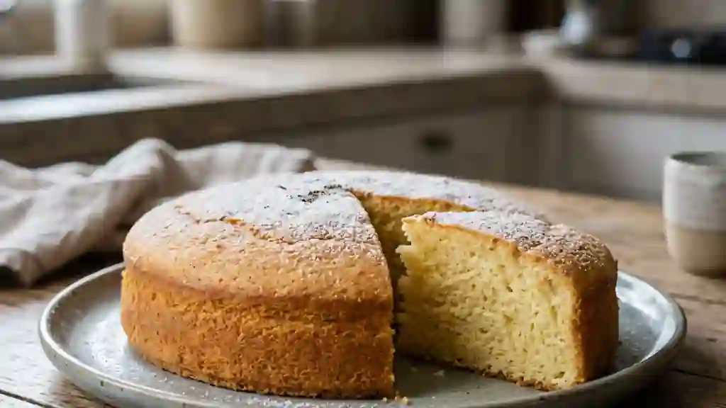 Gâteau minute moelleux à la vanille - Photo de présentation