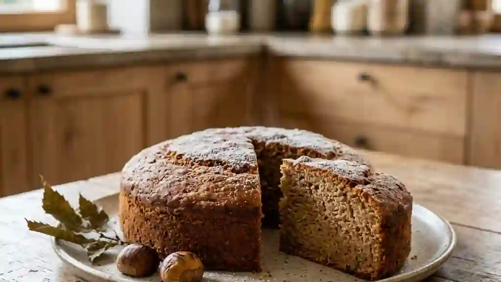 Gâteau corse à la châtaigne et vanille - Photo de présentation