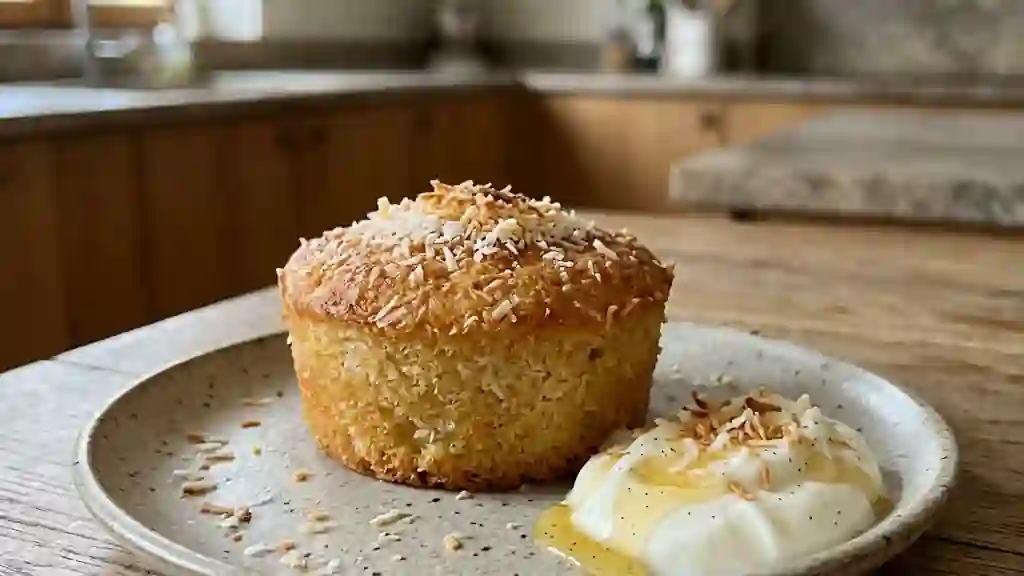 Moelleux fondant à la noix de coco - Photo de présentation