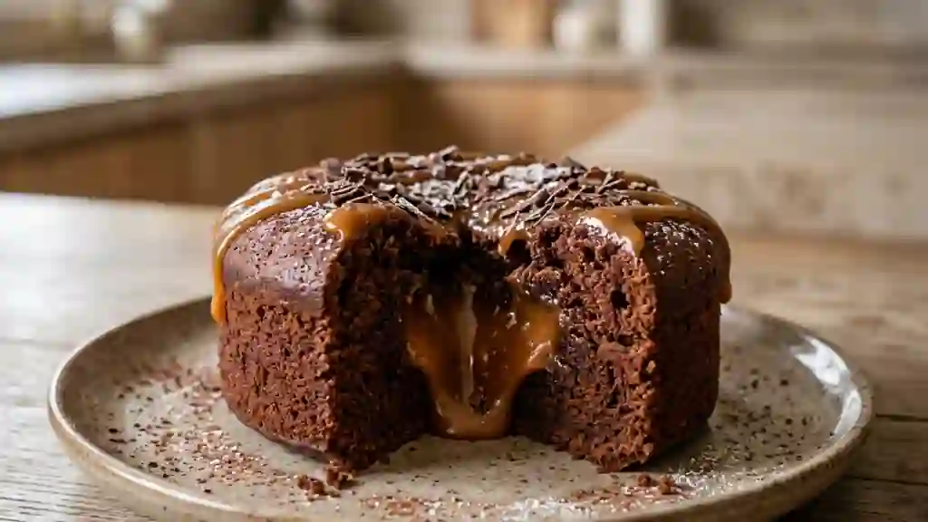 Moelleux intense chocolat et caramel - Photo de présentation