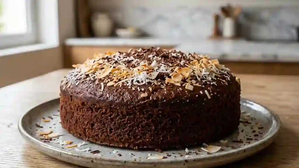 Moelleux intense chocolat et noix de coco - Photo de présentation