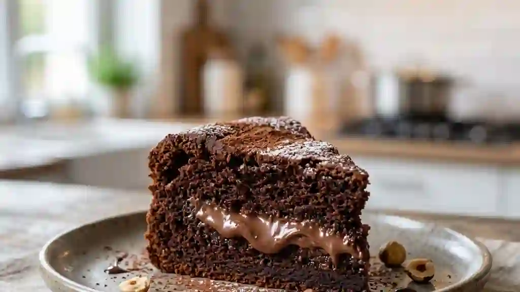 Moelleux chocolat au cœur fondant Nutella - Photo de présentation