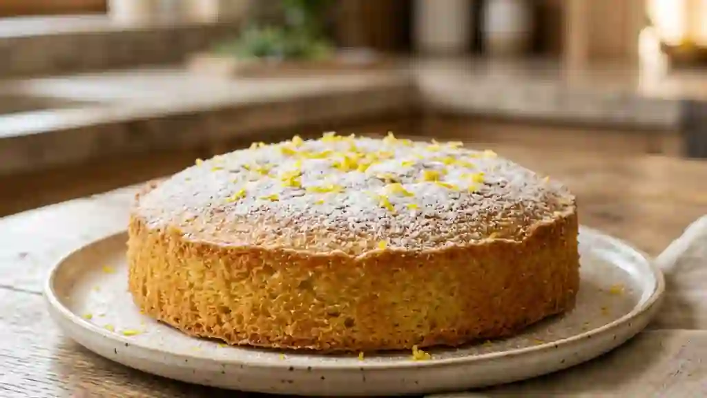 Gâteau citron ultra-moelleux au glaçage vif - Photo de présentation