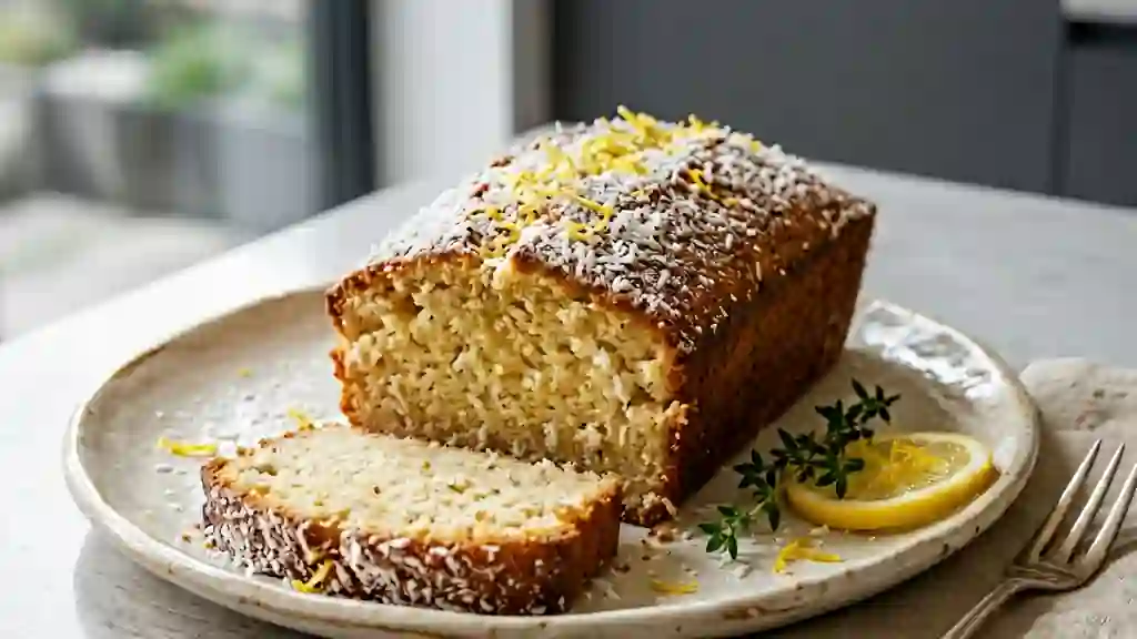 Gâteau Citron-Coco Fondant et Acidulé - Photo de présentation