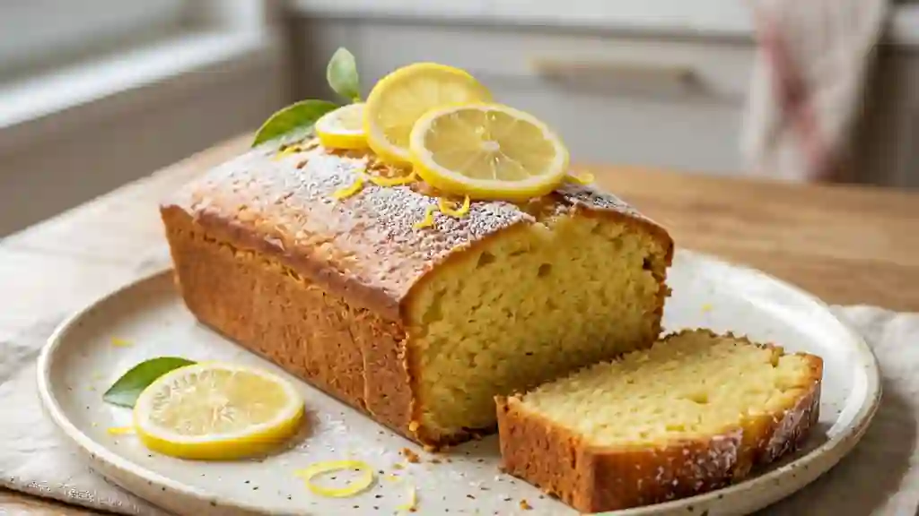 Gâteau au citron fondant et acidulé - Photo de présentation