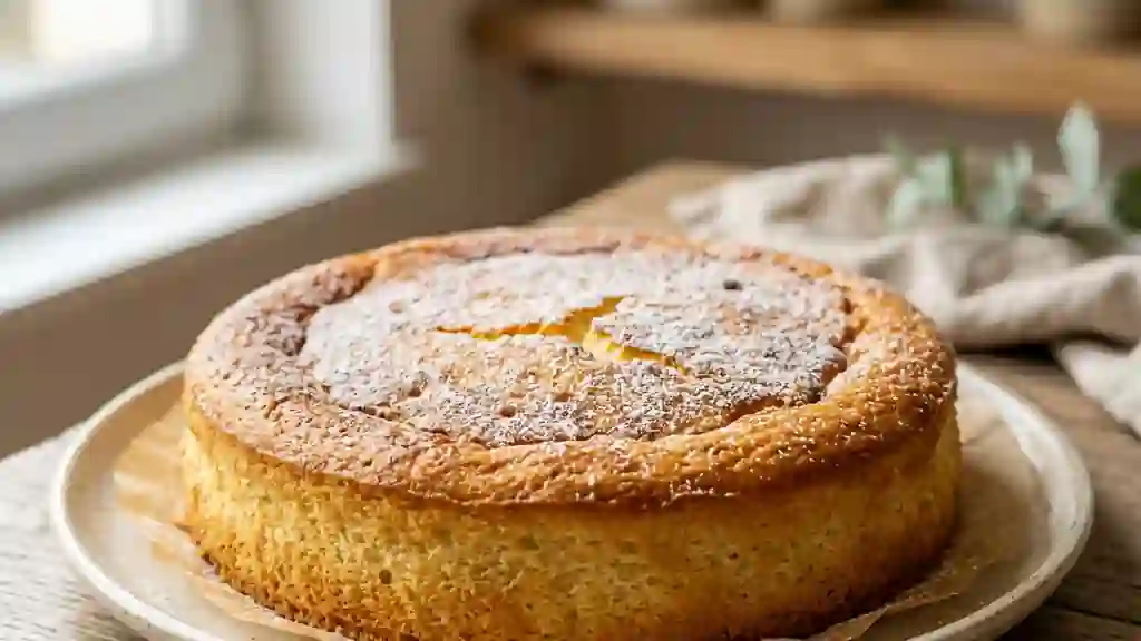 Gâteau au fromage blanc aérien et vanillé - Photo de présentation