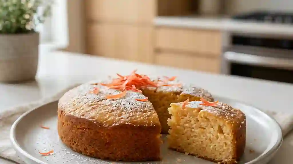 Gâteau Moelleux au Pamplemousse Rose - Photo de présentation
