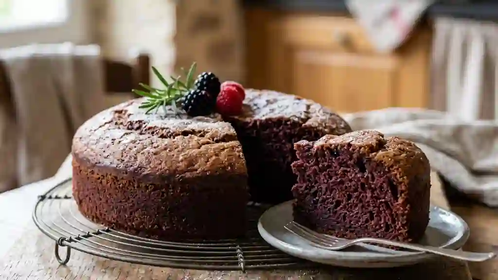 Gâteau au Vin Rouge Moelleux et Épicé - Photo de présentation