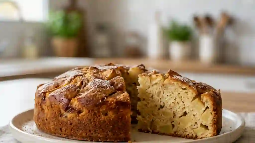 Gâteau yaourt pomme cannelle ultra-moelleux - Photo de présentation