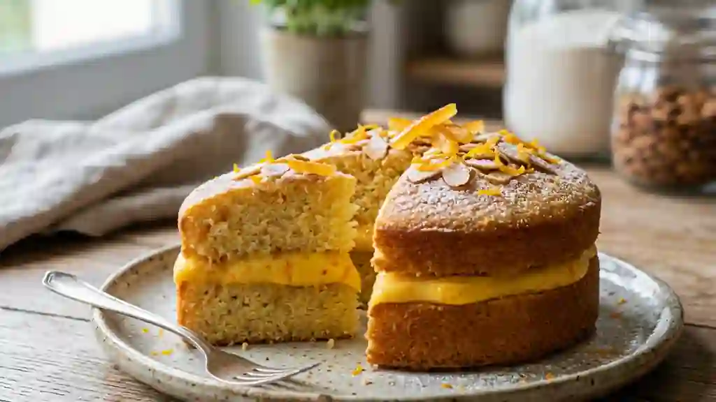 Moelleux aux amandes et cœur fondant à l'orange - Photo de présentation