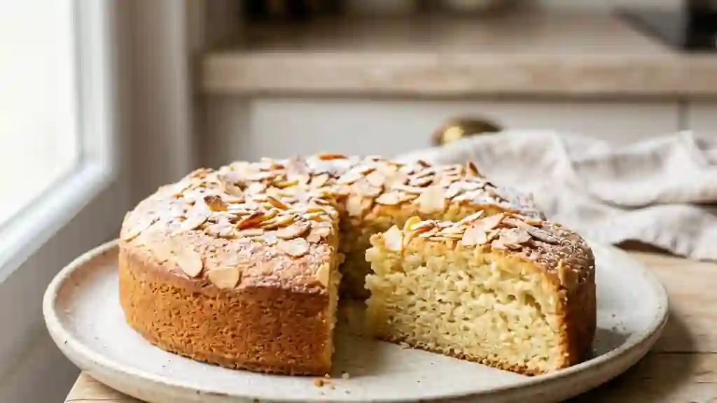 Moelleux fondant aux amandes - Photo de présentation